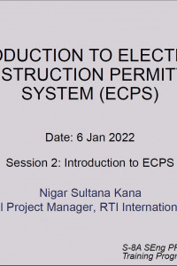 Cover Image of the 2. Introduction to Electronic Construction Permit System (ECPS)